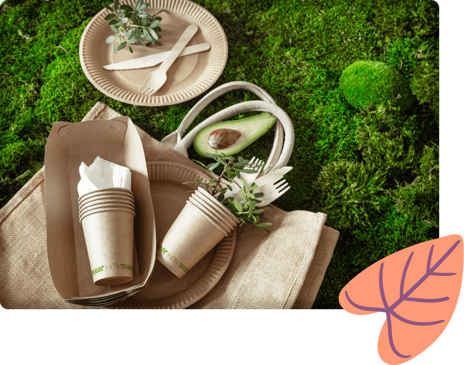 Envases biodegradables de Qaya